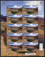 ANDORRA ANDORRE (2022) Estany De L'Isla, Vall D'Incles, Canillo, Étang, Pond, Estanque, Dam - Mint MNH Feuille Sheet - Neufs