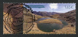 ANDORRA ANDORRE (2022) Estany De L'Isla, Vall D'Incles, Canillo, Étang, Pond, Estanque, Dam - First Day / Premier Jour - Used Stamps