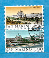 SAN MARINO ° 1981 - WIPA 81 . Unif.1072-1073  Usati - Gebruikt