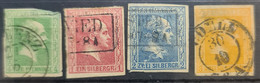 PREUSSEN 1858 - Canceled - Mi 9-12 - Used