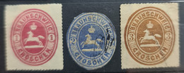 OLDENBURG 1865 - MLH/canceled - Mi 18-20 - Oldenbourg