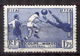 France 1938 Football Soccer World Cup France Used / CTO - 1938 – France
