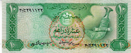 UNITED ARAB EMIRATES UAE 10 DIRHAMS ND 1982 P-8a EXF "free Shipping Via Registered Air Mail" - Verenigde Arabische Emiraten