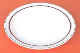 Art Déco  Plat De Service Rond  Faïence Boch Frères  La Louvière Made In Belgium Diamètre : 305mm - Boch (BEL)