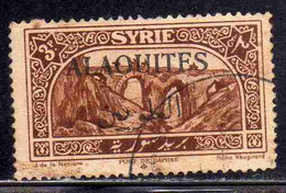 ALAOUITES SYRIA SIRIA ALAQUITES 1925 BRIDGE OF DAPHNE 3p USED USATO OBLITERE' - Oblitérés