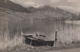 Sarnesee Pilatus  Boat Switzerland Stunning Real Photo Postcard - Sarn