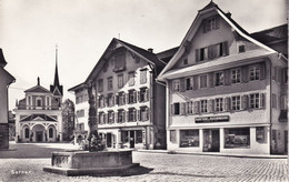 Sarnen Switzerland Crafts Centre Vintage Zurich Real Photo Postcard - Sarn