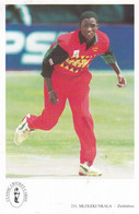 Miluleki Nkala Zimbabwe International Cricketer Cricket Postcard - Cricket