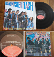 RARE Deutsch LP 33t RPM (12") GRANDMASTER FLASH (1985) - Rap En Hip Hop