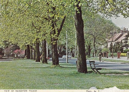 Man Cycling Through Haughton Durham Village Postcard - Altri & Non Classificati