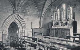 Lichfield St Chaos Church Holy Chapel Interior Antique Postcard - Autres & Non Classés