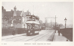 Borough Road Burton On Trent Bus Hotel Bass Beer Advertising Postcard - Autres & Non Classés