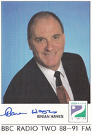 Brian Hayes Capital Radio BBC 2 Hand Signed Card + Photo Set - Handtekening