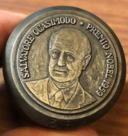Salvatore Quasimodo Premio Nobel 1959 Punzone 430 Gr. - Adel