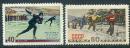 SOVIET UNION 1952 Winter Sports,MNH / **.  Michel 1619-20 - Ungebraucht