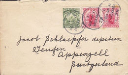 New Zealand PUKEKOHE 1908 'Petite' Cover Brief Via AUCKLAND & TEUFEN (Arr. Cds.) To APPENZELL Switzerland (2 Scans) - Briefe U. Dokumente