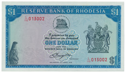 Rhodesia - 1 Dollar - 18.04.1978 - Pick 34.c - Unc. - Serie L/110 - Rhodesien