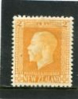 NEW ZEALAND - 1915  KING GEORGE 2d ORANGE  MINT - Unused Stamps