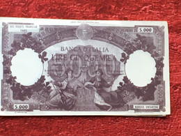 Un Carnet Complet 10 Billets De 5000 Lires Italie Société Des Banque Enfantine ,Les Jouets Jeu Transcar, Monnaie-Fictifs - Fiktive & Specimen