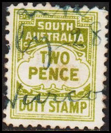 1916. SOUTH AUSTRALIA. Numeral Issue. TWO PENCE STAMP DUTY.  - JF523608 - Usati