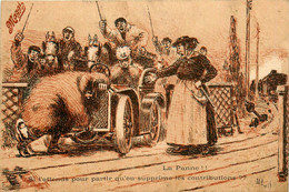 NEVIL Névil * CPA Illustrateur * Voiture Automobile , La Panne ! * Publicité MAGGI Maggi Pub Publicitaire - Nevil