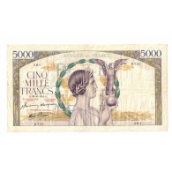 France, 5000 Francs, Victoire, 1941, D.715, TTB+, Fayette:46.28, KM:97c - 5 000 F 1934-1944 ''Victoire''