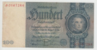 Germany 100 Reichsmark 24-6- 1935 VF+ CRISP Banknote P 183a  183 A - 100 Reichsmark