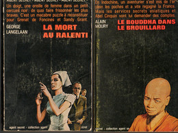 Lot 2 Romans   - Le Bouddha Dans Le Brouillard & La Mort Au Ralenti Editions Robert Laffond De 1964 Et 1965 - Robert Laffont