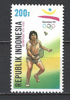 Indonesia Indonesie 1498 MNH ; Badminton 1992 - Badminton