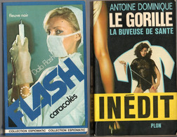 Lot 2 Romans Espionnage - Le Gorille La Buveuse De Santé & Flash Caracolès - Unclassified