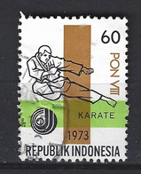 Indonesia Indonesie 745 Used; Karate 1973 NOW MANY STAMPS INDONESIA VERY CHEAP - Zonder Classificatie