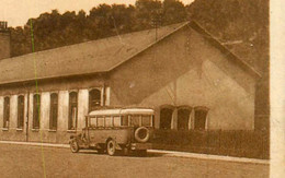 Longuyon * La Gare * Autobus Ancien Marque Type Modèle ? * Ligne Chemin De Fer Meurthe Et Moselle - Longuyon