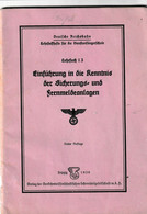 DEUTSCHE REICHSBAHN  --  EINFUHRUNG IN DIE KENNTNIS DER SICHERUNGS - UND FERNMELDENANLAGEN  --  1938 - Transport