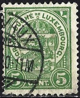 Luxembourg 1907 - Mi 87 - YT 92 ( Coat Of Arms ) - 1907-24 Ecusson