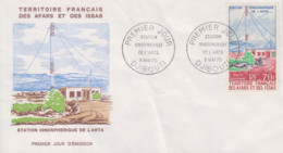 Enveloppe  FDC  1er  Jour  TERRITOIRE  FRANCAIS  Des  AFARS  Et  ISSAS     Station  De  L' ARTA   1970 - Other & Unclassified