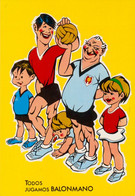 BALONMANO / HANDBALL / PALLAMANO - CARTE POSTALE HUMORISTIQUE PUBLICITAIRE / COMIC ADVERTISING POSTCARD - SPAIN (ak001) - Handball