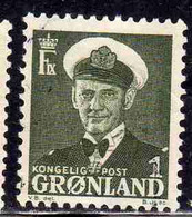 GREENLAND GRONLANDS GROENLANDIA GRØNLAND 1950 - 1960 KING FREDERCK IX 1o USED USATO OBLITERE' - Neufs