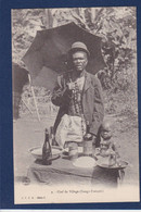 CPA Congo Français Type Ethnic Timbré Non Circulé Chef De Village - French Congo