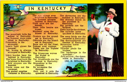 Kentucky Poem By Jas H Mulligan With Kentucky Gentleman - Sonstige & Ohne Zuordnung