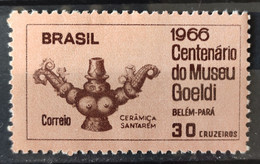 C 555 Brazil Stamp Centenary Emilio Goeldi Museum Belem Art 1966 1 - Autres & Non Classés