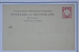 BA18  BAYERN  GERMANY  BELLE CARTE    ENTIER  1920   +++ +NON VOYAGEE++ NEUVE - Ganzsachen