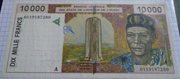 WEST AFRICAN ,  P 114Aj ,  10000 Francs , 2003 , EF/almost UNC  SUP/presque Neuf - Westafrikanischer Staaten