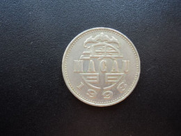 MACAO : 1 PATACA   1998    KM 57     SUP - Macao