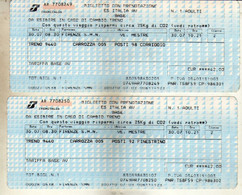 Transportation Ticket - Railway - Italy - Europe