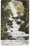 Romania 1904 Busteni Waterfall Sibiu Postcard - Briefe U. Dokumente