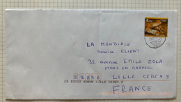 Cover Lettre Pour La France Francia Pastel De Tentugal Portugal Pâtisserie - Lettres & Documents