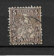 LOTE 1377  /// (C006)  SUIZA 1867   YVERT Nº: 50  // CATALOG/COTE: 8€ - Gebraucht