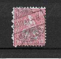 LOTE 1377  /// (C006)  SUIZA 1867   YVERT Nº: 51  // CATALOG/COTE: 8€ - Used Stamps