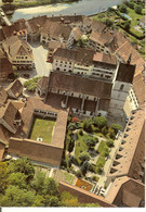 CP Vue Aérienne De La Collégiale De Saint-Ursanne , Du Cloître Et De L'église Saint-Pierre " - Saint-Ursanne