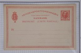 BB2 DANMARK  BELLE  CARTE ENTIER  ++ ENV. 1910 ++10  ORE  +NON VOYAGEE.NEUVE - Interi Postali